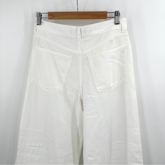 Madewell Superwide-Leg Jeans: Airy Denim Edition in tile white Size 28 - Picture 8 of 9